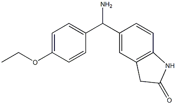 5-[amino(4-ethoxyphenyl)methyl]-2,3-dihydro-1H-indol-2-one 구조식 이미지