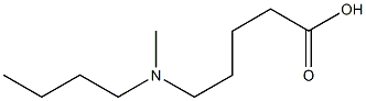 5-[butyl(methyl)amino]pentanoic acid 구조식 이미지