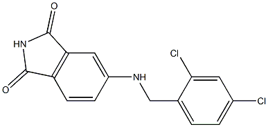 5-{[(2,4-dichlorophenyl)methyl]amino}-2,3-dihydro-1H-isoindole-1,3-dione 구조식 이미지