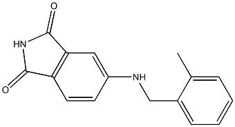 5-{[(2-methylphenyl)methyl]amino}-2,3-dihydro-1H-isoindole-1,3-dione Structure