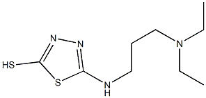 5-{[3-(diethylamino)propyl]amino}-1,3,4-thiadiazole-2-thiol Structure