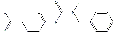 5-{[benzyl(methyl)carbamoyl]amino}-5-oxopentanoic acid 구조식 이미지