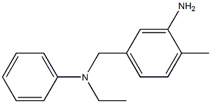 5-{[ethyl(phenyl)amino]methyl}-2-methylaniline Structure