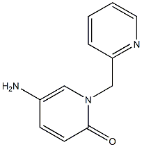 5-amino-1-(pyridin-2-ylmethyl)-1,2-dihydropyridin-2-one Structure