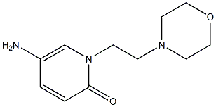 5-amino-1-[2-(morpholin-4-yl)ethyl]-1,2-dihydropyridin-2-one 구조식 이미지