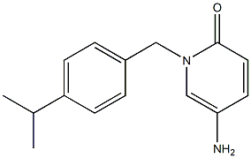 5-amino-1-{[4-(propan-2-yl)phenyl]methyl}-1,2-dihydropyridin-2-one Structure