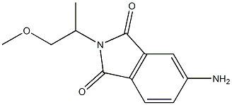 5-amino-2-(1-methoxypropan-2-yl)-2,3-dihydro-1H-isoindole-1,3-dione Structure