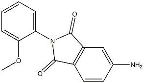 5-amino-2-(2-methoxyphenyl)-2,3-dihydro-1H-isoindole-1,3-dione 구조식 이미지