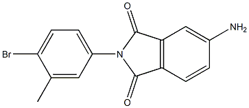 5-amino-2-(4-bromo-3-methylphenyl)-2,3-dihydro-1H-isoindole-1,3-dione 구조식 이미지