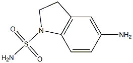 5-amino-2,3-dihydro-1H-indole-1-sulfonamide 구조식 이미지