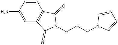 5-amino-2-[3-(1H-imidazol-1-yl)propyl]-2,3-dihydro-1H-isoindole-1,3-dione Structure