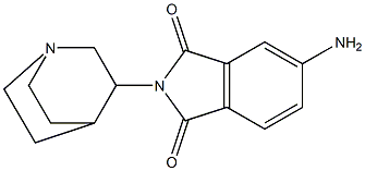 5-amino-2-{1-azabicyclo[2.2.2]octan-3-yl}-2,3-dihydro-1H-isoindole-1,3-dione 구조식 이미지