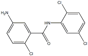 5-amino-2-chloro-N-(2,5-dichlorophenyl)benzamide Structure