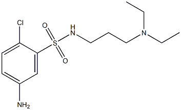 5-amino-2-chloro-N-[3-(diethylamino)propyl]benzene-1-sulfonamide Structure