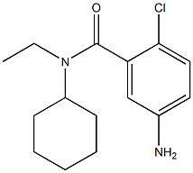 5-amino-2-chloro-N-cyclohexyl-N-ethylbenzamide Structure