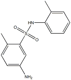 5-amino-2-methyl-N-(2-methylphenyl)benzene-1-sulfonamide Structure