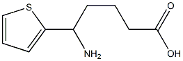 5-amino-5-(thiophen-2-yl)pentanoic acid Structure