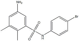 5-amino-N-(4-bromophenyl)-2,3-dimethylbenzene-1-sulfonamide 구조식 이미지