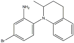 5-bromo-2-(2-methyl-1,2,3,4-tetrahydroquinolin-1-yl)aniline 구조식 이미지
