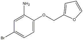 5-bromo-2-(furan-2-ylmethoxy)aniline 구조식 이미지