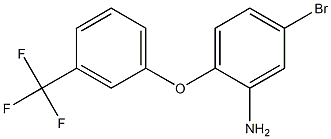 5-bromo-2-[3-(trifluoromethyl)phenoxy]aniline 구조식 이미지