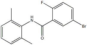 5-bromo-N-(2,6-dimethylphenyl)-2-fluorobenzamide 구조식 이미지
