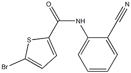 5-bromo-N-(2-cyanophenyl)thiophene-2-carboxamide Structure