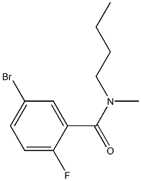 5-bromo-N-butyl-2-fluoro-N-methylbenzamide Structure