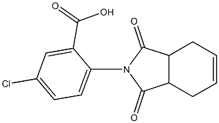 5-chloro-2-(1,3-dioxo-2,3,3a,4,7,7a-hexahydro-1H-isoindol-2-yl)benzoic acid Structure