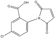 5-chloro-2-(2,5-dioxo-2,5-dihydro-1H-pyrrol-1-yl)benzoic acid Structure