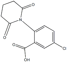 5-chloro-2-(2,6-dioxopiperidin-1-yl)benzoic acid 구조식 이미지