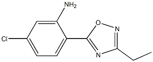 5-chloro-2-(3-ethyl-1,2,4-oxadiazol-5-yl)aniline Structure