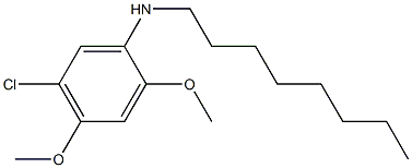 5-chloro-2,4-dimethoxy-N-octylaniline Structure