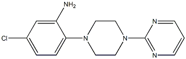 5-chloro-2-[4-(pyrimidin-2-yl)piperazin-1-yl]aniline 구조식 이미지