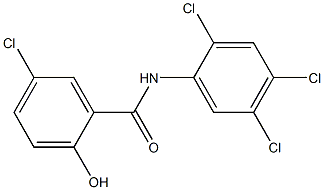 5-chloro-2-hydroxy-N-(2,4,5-trichlorophenyl)benzamide Structure