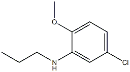 5-chloro-2-methoxy-N-propylaniline 구조식 이미지