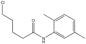 5-chloro-N-(2,5-dimethylphenyl)pentanamide 구조식 이미지