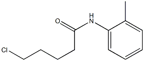 5-chloro-N-(2-methylphenyl)pentanamide Structure