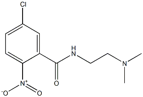 5-chloro-N-[2-(dimethylamino)ethyl]-2-nitrobenzamide 구조식 이미지