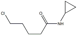 5-chloro-N-cyclopropylpentanamide Structure