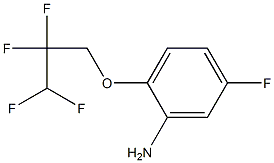 5-fluoro-2-(2,2,3,3-tetrafluoropropoxy)aniline Structure