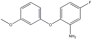 5-fluoro-2-(3-methoxyphenoxy)aniline 구조식 이미지