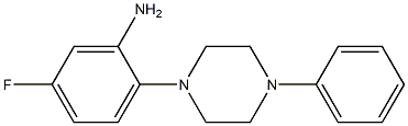 5-fluoro-2-(4-phenylpiperazin-1-yl)aniline 구조식 이미지