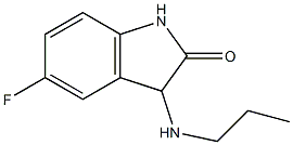 5-fluoro-3-(propylamino)-1,3-dihydro-2H-indol-2-one 구조식 이미지