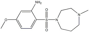 5-methoxy-2-[(4-methyl-1,4-diazepane-1-)sulfonyl]aniline 구조식 이미지