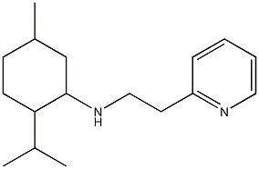 5-methyl-2-(propan-2-yl)-N-[2-(pyridin-2-yl)ethyl]cyclohexan-1-amine Structure