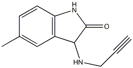 5-methyl-3-(prop-2-yn-1-ylamino)-2,3-dihydro-1H-indol-2-one Structure