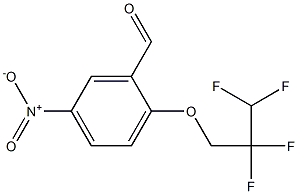 5-nitro-2-(2,2,3,3-tetrafluoropropoxy)benzaldehyde Structure