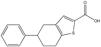 5-phenyl-4,5,6,7-tetrahydro-1-benzothiophene-2-carboxylic acid Structure