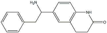 6-(1-amino-2-phenylethyl)-1,2,3,4-tetrahydroquinolin-2-one 구조식 이미지